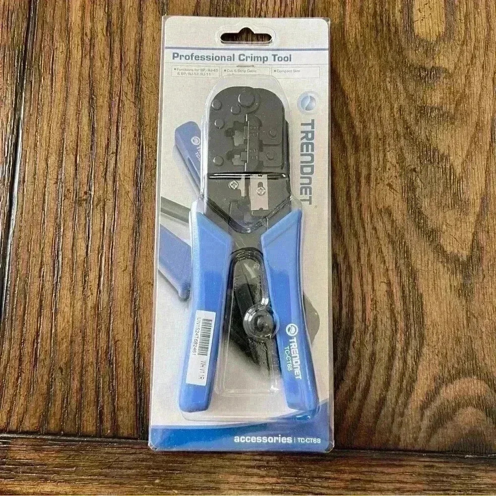 TRENDNet TC-CT68 Crimp/Cut/Strip Tool “New”